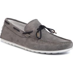 Mokasyny QUAZI - QZ-10-04-000646 209. Szare mokasyny męskie QUAZI, ze skóry, eleganckie. Za 319,00 zł.