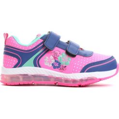 Granatowe Buty Sportowe Make It. Niebieskie buty dziewczęce sportowe marki Born2be, ze skóry, z okrągłym noskiem. Za 69,99 zł.