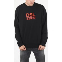 Diesel S-Bay-Xa Bluza Czarny. Czarne bluzy męskie Diesel, s, z nadrukiem, z bawełny, bez kołnierzyka, bez rękawów, bez kaptura. Za 567,95 zł.