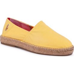 Espadryle POLO RALPH LAUREN - Cevio Slip 803785006005 Yellow. Żółte espadryle męskie Polo Ralph Lauren, bez wzorów, z tworzywa sztucznego. Za 389,00 zł.
