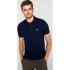 Lacoste Polo Koszulka Niebieski. Niebieskie koszulki męskie Lacoste, s, bez wzorów, z bawełny, polo, bez rękawów. Za 423,95 zł.