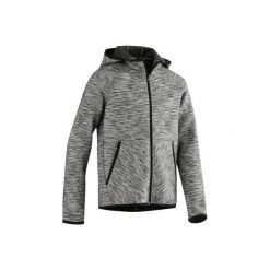 Bluza 500 Gym. Czarne bluzy chłopięce rozpinane DOMYOS, z kapturem. Za 64,99 zł.