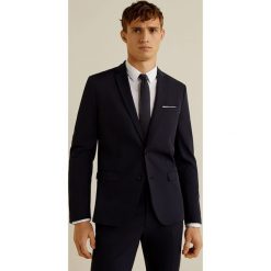 Mango Man - Marynarka Paulo. Niebieskie garnitury męskie marki Mango Man, z elastanu, eleganckie. Za 349,90 zł.
