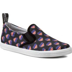 Tenisówki LOVE MOSCHINO - JA15062G1KIH000A Nero. Czarne półbuty damskie Love Moschino, bez wzorów, z gumy, bez zapięcia. W wyprzedaży za 249,00 zł.