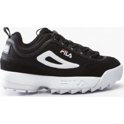 Czarne Sportowe Buty Fila Disruptor Mesh Low WMN Black. Czarne buty sportowe damskie Molly.pl, z materiału. Za 519,00 zł.