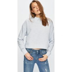 Reebok - Bluza. Niebieskie bluzy damskie marki Reebok, s, z elastanu, bez kaptura. Za 199,90 zł.