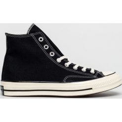 Converse - Trampki. Czarne trampki męskie Converse, bez wzorów, z gumy, na sznurówki. Za 399,90 zł.