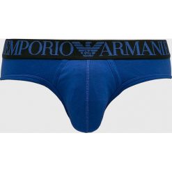 Emporio Armani - Slipy (2-pack). Niebieskie slipy męskie Emporio Armani. W wyprzedaży za 159,90 zł.