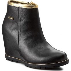 Botki damskie lity: Botki LANQIER - 37C388 Black