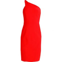Sukienki hiszpanki: Karen Millen ONE SHOULDER ANGLED COLLECTION Sukienka etui red