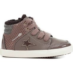 Buty dziecięce: Sneakersy "Gisli" w kolorze szarobrązowym
