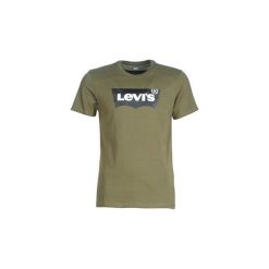 T-shirty z krótkim rękawem Levis HOUSEMARK GRAPHIC TEE. Zielone t-shirty męskie Levi's®, s, bez wzorów, bez kołnierzyka, krótkie. Za 109,00 zł.