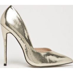 Public Desire - Szpilki Sachi. Szare szpilki marki Public Desire, z materiału. Za 159,90 zł.