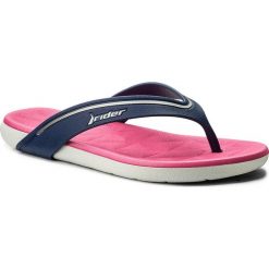 Klapki damskie: Japonki RIDER – Elite Fem 82205 Grey/Blue/Pink 24106