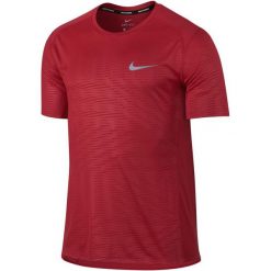 Nike Koszulka Do Biegania M Nk Dry Miler Top Ss Pr Xl. Czerwone koszulki męskie Nike, xl, bez wzorów, ze skóry, sportowe, bez kołnierzyka, bez rękawów. W wyprzedaży za 119,00 zł.