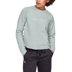 Under Armour Recovery Bluza Zielony. Zielone bluzy damskie Under Armour, xs, z haftami, z bawełny, bez rękawów, bez kaptura. Za 378,95 zł.