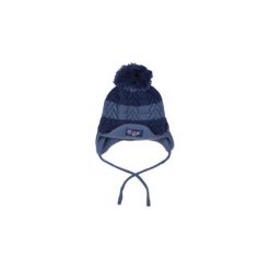Czapka niemowlęca w paski. Szare czapeczki niemowlęce TXM, na jesień, w paski, z polaru. Za 7,99 zł.