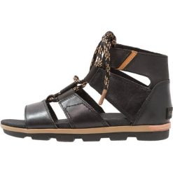 Rzymianki damskie: Sorel TORPEDA LACE Sandały z cholewką black