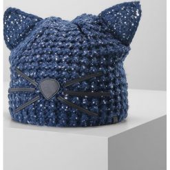 Czapki damskie: KARL LAGERFELD CAT BEANIE Czapka night blue