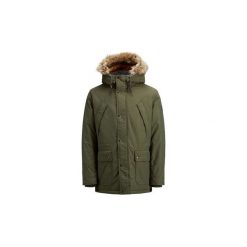 Kurtki ocieplane Premium By Jack jones 12138517 FRED ARTIC PARKA. Niebieskie kurtki męskie Premium By Jack jones, xl, bez wzorów, bez kaptura. Za 368,83 zł.
