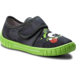 Kapcie SUPERFIT - 3-00270-20 S Grau. Niebieskie sandały chłopięce Superfit, z tworzywa sztucznego, bez zapięcia. Za 139,00 zł.
