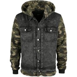Forplay Hooded Jeans Vest Kurtka kamuflaż/czarny. Niebieskie kurtki męskie jeansowe marki Reserved, l. Za 199,90 zł.