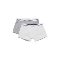Bokserki Calvin Klein Jeans B70B792000 2 PACK TRUNK JR. Białe bielizna chłopięca Calvin Klein Jeans, bez wzorów, z jeansu. Za 88,71 zł.