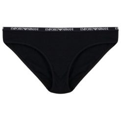 Figi klasyczne Emporio Armani Underwear 162428 CC317 00020. Czarne figi damskie Emporio Armani Underwear, s, bez wzorów, z elastanu. W wyprzedaży za 79,00 zł.