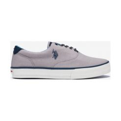 U.S. Polo Assn Theodor Tenisówki Szary. Szare trampki męskie U.S. Polo Assn., bez wzorów, z materiału, bez zapięcia. Za 343,95 zł.