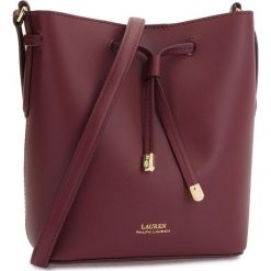 Torebka LAUREN RALPH LAUREN - Debby II 431670243016 Merlot/Rose Smoke. Czerwone torebki worki Lauren Ralph Lauren, ze skóry. Za 999,90 zł.