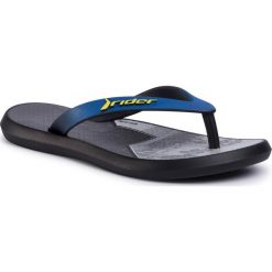 Japonki RIDER - Energy VII Kids 82734 Black/Blue/Grey 24417. Niebieskie sandały chłopięce Rider, z tworzywa sztucznego, bez zapięcia. Za 69,00 zł.