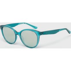 Lacoste - Okulary L831S.315. Niebieskie okulary przeciwsłoneczne damskie Lacoste, okrągłe. W wyprzedaży za 179,90 zł.