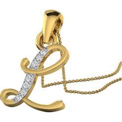 Pozłacany naszyjnik z diamentami - dł. 43 cm. Żółte naszyjniki damskie Vittoria Jewels, z diamentem, srebrne. W wyprzedaży za 159,95 zł.