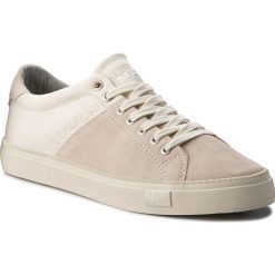 Tenisówki NAPAPIJRI - Naomi 16733543 Off White N20. Szare półbuty damskie marki Napapijri, bez wzorów, ze skóry, bez zapięcia. W wyprzedaży za 179,00 zł.