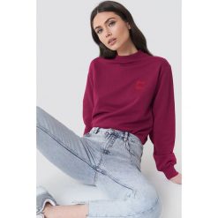 NA-KD Bluza Good Vibes - Purple. Fioletowe bluzy damskie marki NA-KD, z napisami. Za 100,95 zł.