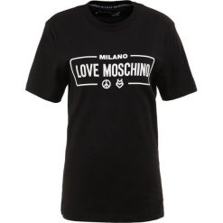 Love Moschino Tshirt z nadrukiem black. Czarne koszulki męskie Love Moschino, xxl, z nadrukiem, z elastanu, bez kołnierzyka, bez rękawów. Za 429,00 zł.