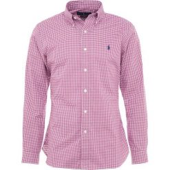 Polo Ralph Lauren POPLIN Koszula burgundy/white. Szare koszule męskie marki Polo Ralph Lauren, l, z bawełny, button down, z długim rękawem. Za 459,00 zł.
