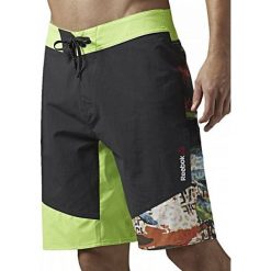 Reebok Spodenki męskie One Series ACTIVChill Force Nasty CORDURA® M czarno-limonkowe r. 33 (L) (AI1664). Czarne spodenki i szorty męskie Reebok, sportowe. Za 189,38 zł.
