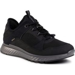 Półbuty ECCO - Exostride M GORE-TEX 83533400001 Black. Czarne półbuty męskie ecco, na co dzień, bez wzorów, z materiału, klasyczne, bez zapięcia. Za 719,00 zł.