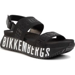 Sandały BIKKEMBERGS - Rosalee B4BKW0084 Black/Black. Czarne klapki damskie Bikkembergs, bez wzorów, ze skóry ekologicznej, bez obcasa. Za 649,00 zł.