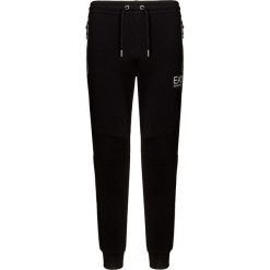 Spodnie EA7 EMPORIO ARMANI Czarny. Czarne spodnie dresowe męskie marki EA7 Emporio Armani, z dresówki, sportowe. Za 525,00 zł.