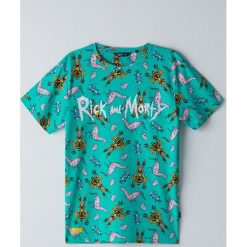 Koszulka Rick and Morty -. Koszulki męskie Cropp, s, bez wzorów, bez kołnierzyka, bez rękawów. Za 59,99 zł.