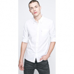 Levi's - Koszula Mainline. Białe koszule męskie marki Levi's®, s, z bawełny, button down, z długim rękawem. Za 239,90 zł.