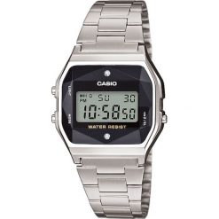 Casio - Zegarek A158WEAD. Szare zegarki damskie CASIO, ze stali. Za 279,90 zł.