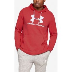 Under Armour Terry Bluza Czerwony. Czerwone bluzy męskie Under Armour, s, z nadrukiem, z poliesteru, bez kołnierzyka, bez rękawów, bez kaptura. Za 274,95 zł.