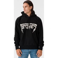 Diesel S-Alby Bluza Czarny. Czarne bluzy męskie Diesel, s, z haftami, z bawełny, bez kołnierzyka, bez rękawów, bez kaptura. Za 662,95 zł.