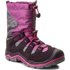 Śniegowce KEEN - Winterport II Wp 1015250 Purple Wine/Very Berry. Fioletowe kozaki dziewczęce Keen, ze skóry ekologicznej. W wyprzedaży za 199,00 zł.
