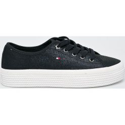 Tommy Hilfiger - Tenisówki. Szare tenisówki damskie TOMMY HILFIGER, z gumy. W wyprzedaży za 269,90 zł.