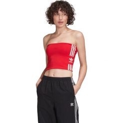 Adidas Originals Tube Top Czerwony. Czerwone podkoszulki damskie adidas Originals, s, bez wzorów, z elastanu, bez rękawów. Za 85,95 zł.