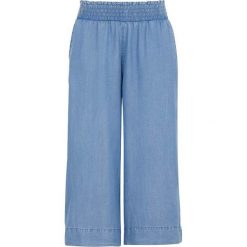 Freequent Spodnie typu culotte z lyocellu Rosie denim blue female niebieski L (42). Niebieskie spodnie damskie Freequent, s, bez wzorów, z bawełny. Za 229,00 zł.
